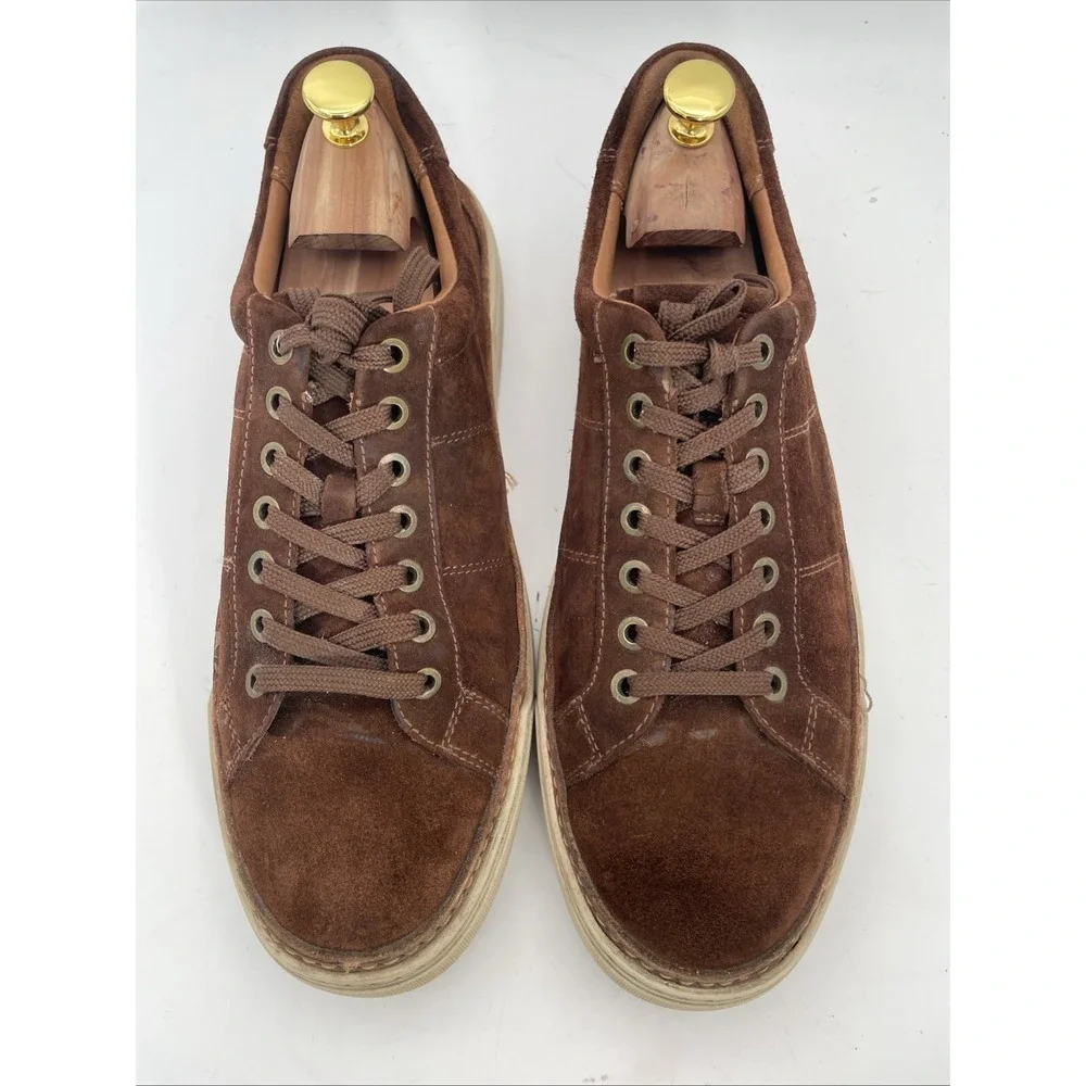 Allen‎ Edmonds Porter City Men's Brown Suede Casual Derby Sneakers 10 D